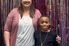 Stephanie with one of our awesome students!